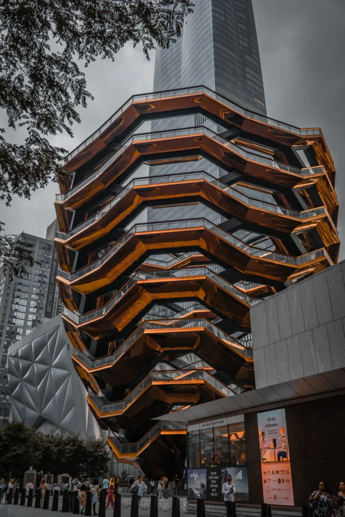 The Vessel staircase sculpture in Hudson Yards, New York